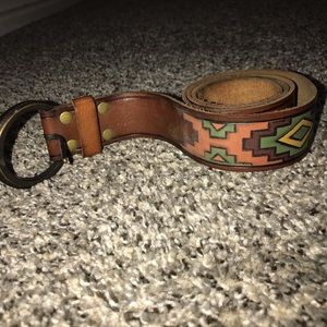 Genuine leather belt